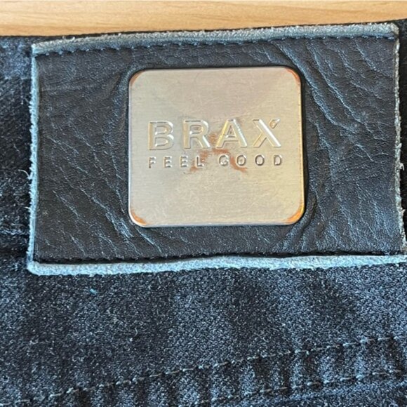 Brax Blue Lab Feel Good "Cesar" Black Slack Stretch Pants - Picture 6 of 15